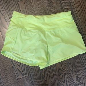 Lululemon shorts - fun color!